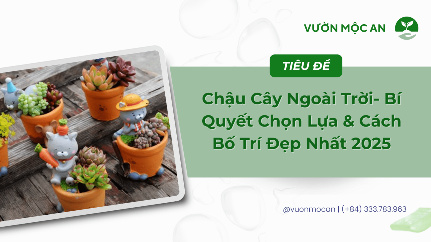 chậu cây cảnh ngoài trời