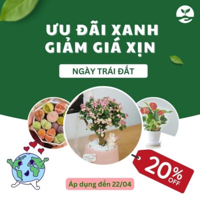 Chương trình ưu đãi Ngày Trái Đất Vườn Mộc An